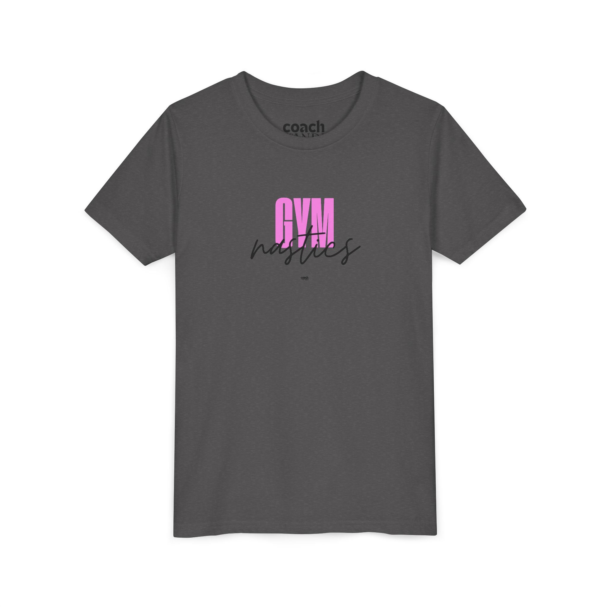 Gym-nastics Short Sleeve Tee - Pink (Youth)