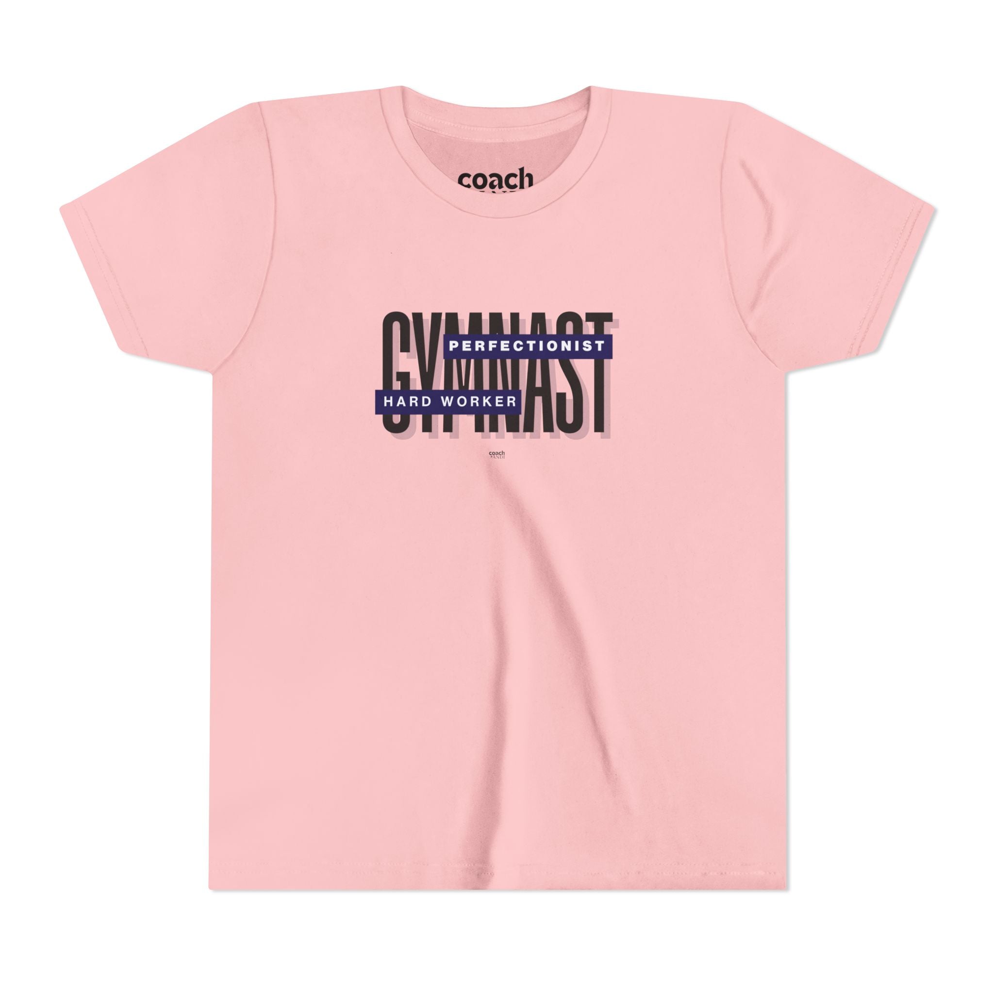 Gymnast Hard Worker Tshirt - Navy (Youth)