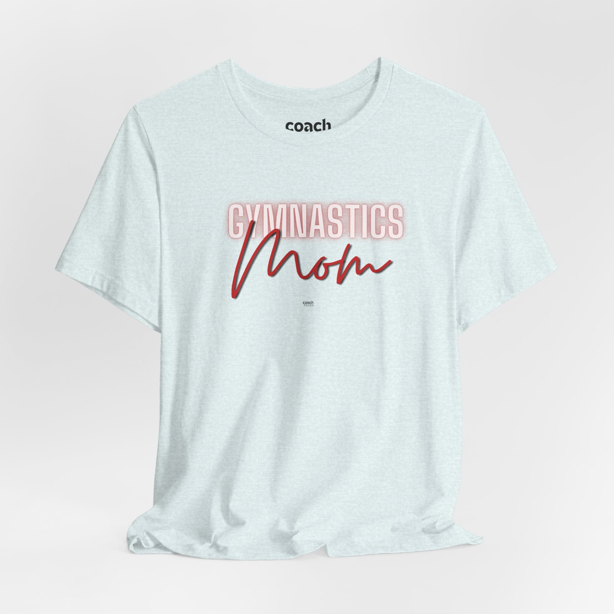 Glow Gym Mom Tshirt - Red (Adult)