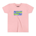 Gymnast Hard Worker Tshirt - Lime/Blue (Youth)