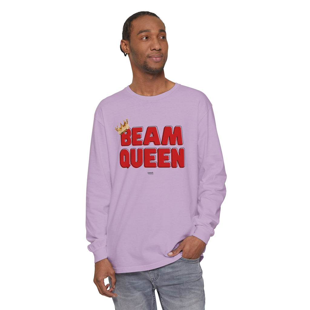 Beam Queen - Red/Black (Adult Long Sleeve Shirt)