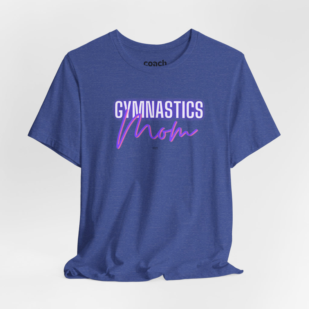 Glow Gym Mom Tshirt - Purple/Pink (Adult)