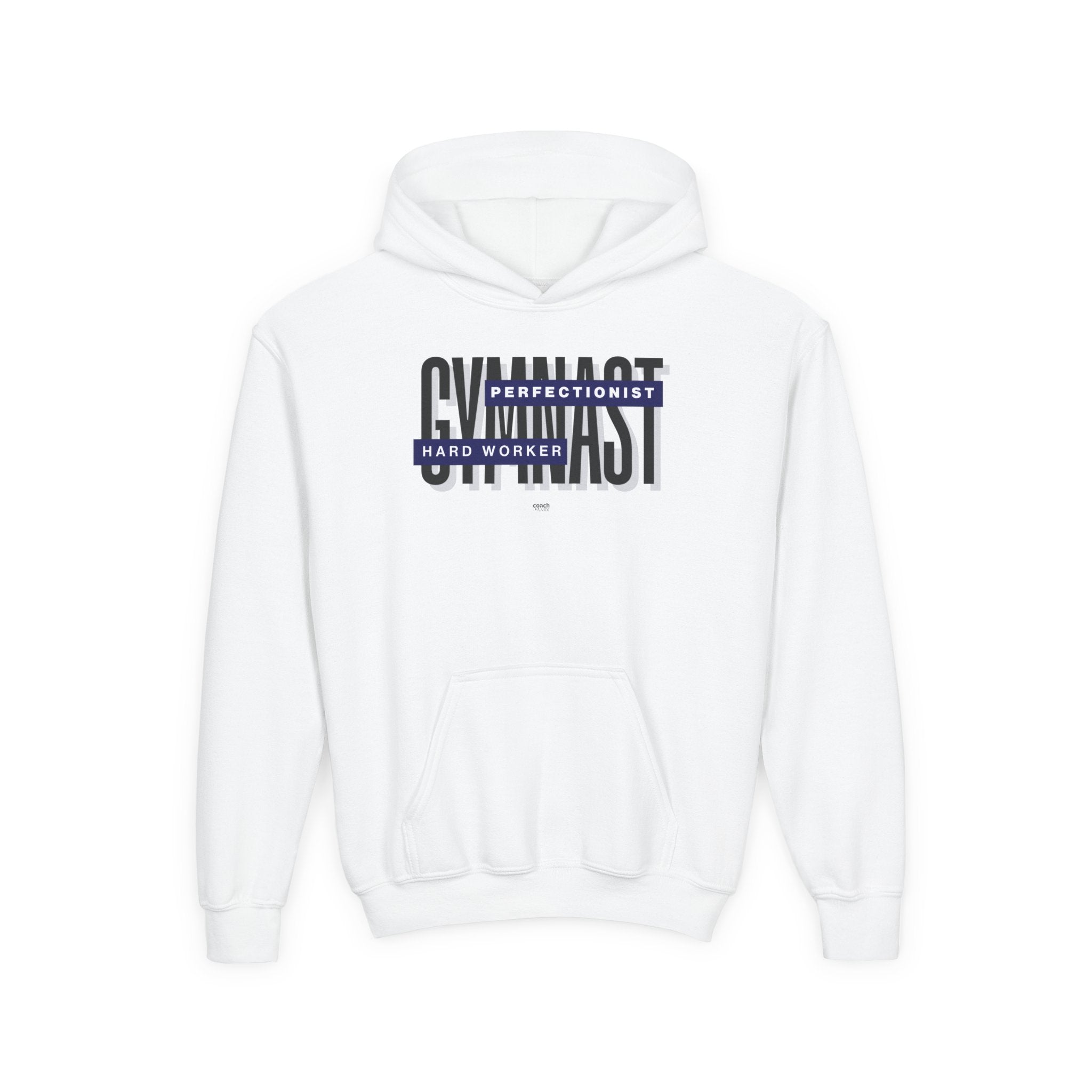 Gymnast Hard Worker Hoodie - Navy (Youth)