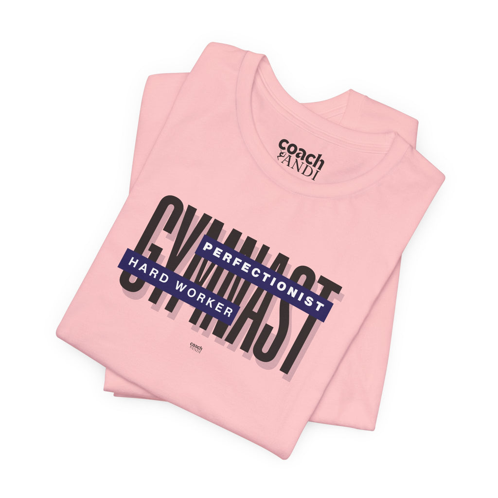 Gymnast Hard Worker Tshirt - Blue (Adult)