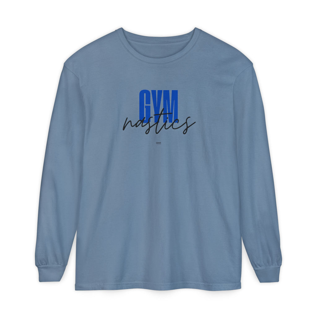 GYMnastics Long Sleeve Shirt - Blue (Adult)