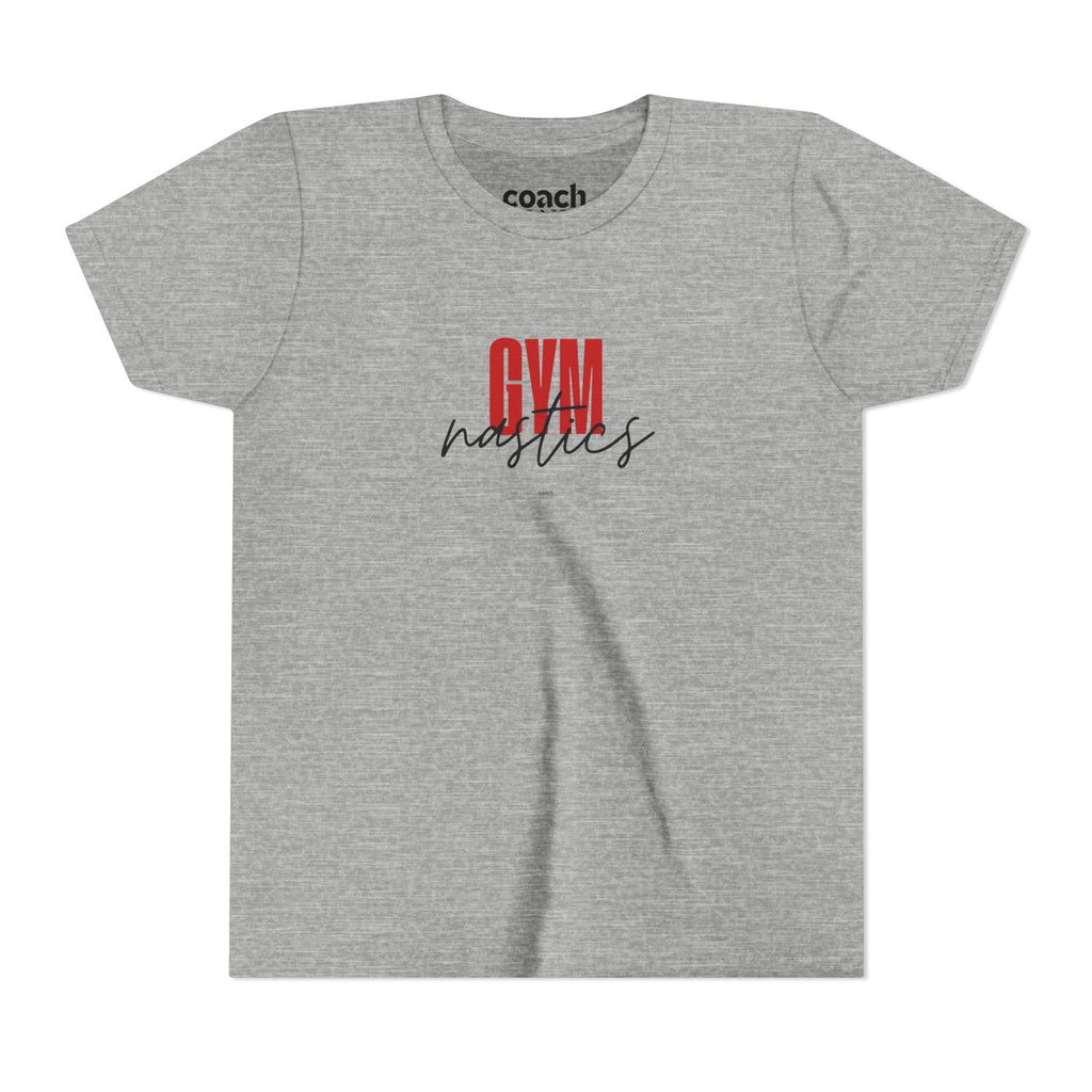 GYMnastics Short Sleeve Tee - Red (Youth)