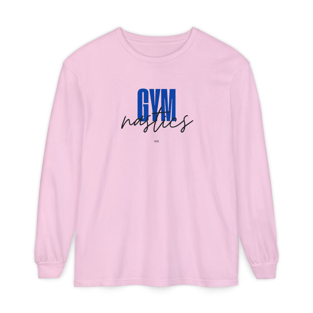 GYMnastics Long Sleeve Shirt - Blue (Adult)