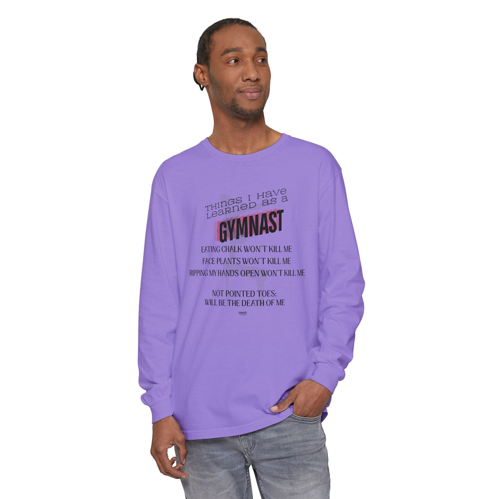 Things I Learned as a Gymnast Long Sleeve Shirt - Red (Adult)