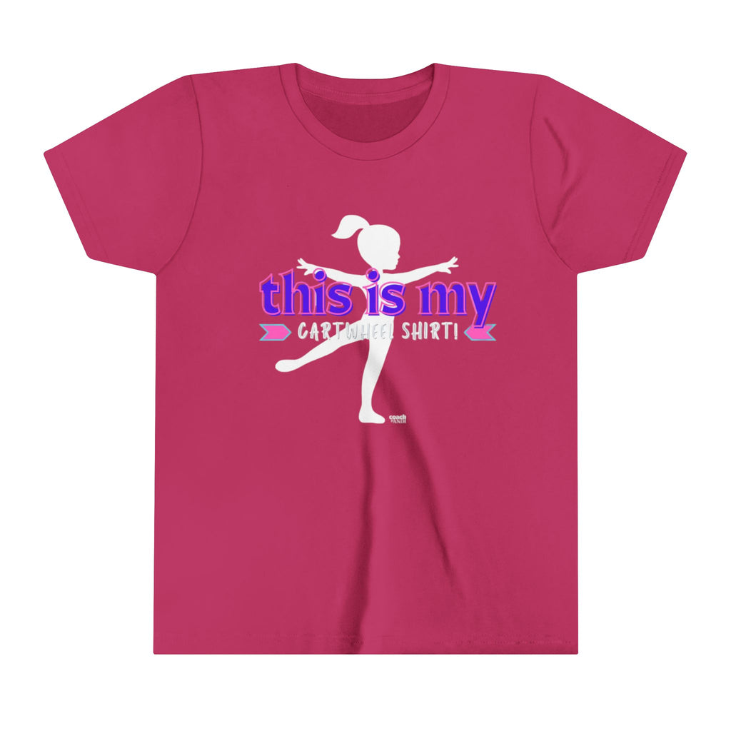 My Cartwheel Shirt-Purple/Pink (Youth Short Sleeve Tee)