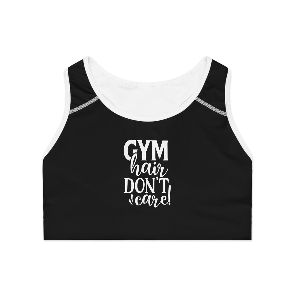 Gym Hair Don't Care (Sports Bra (AOP)