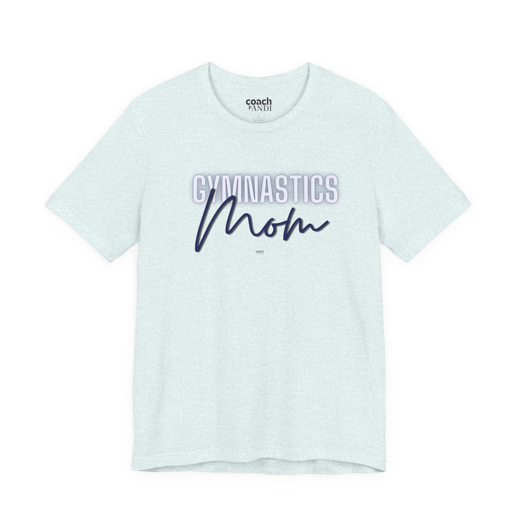 Glow Gym Mom Tshirt - Blue (Adult)