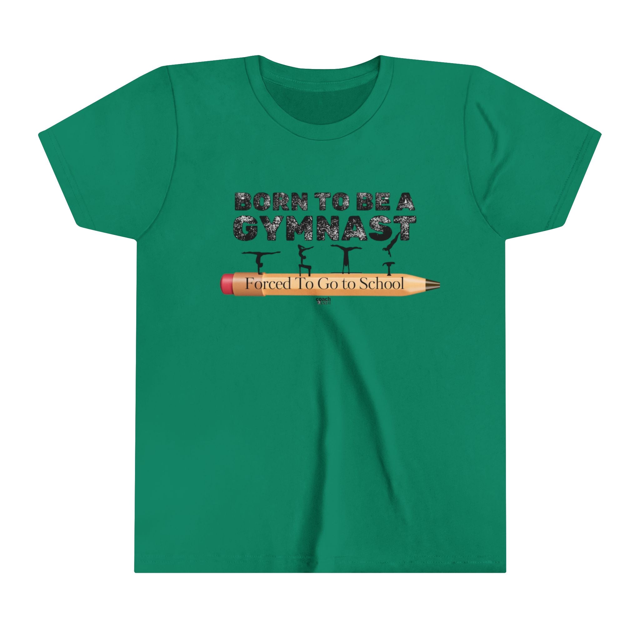 Born to be a Gymnast (Youth Short Sleeve Tee)