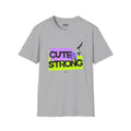 Cut & Strong Tshirt - Lavender/Lime (Adult)