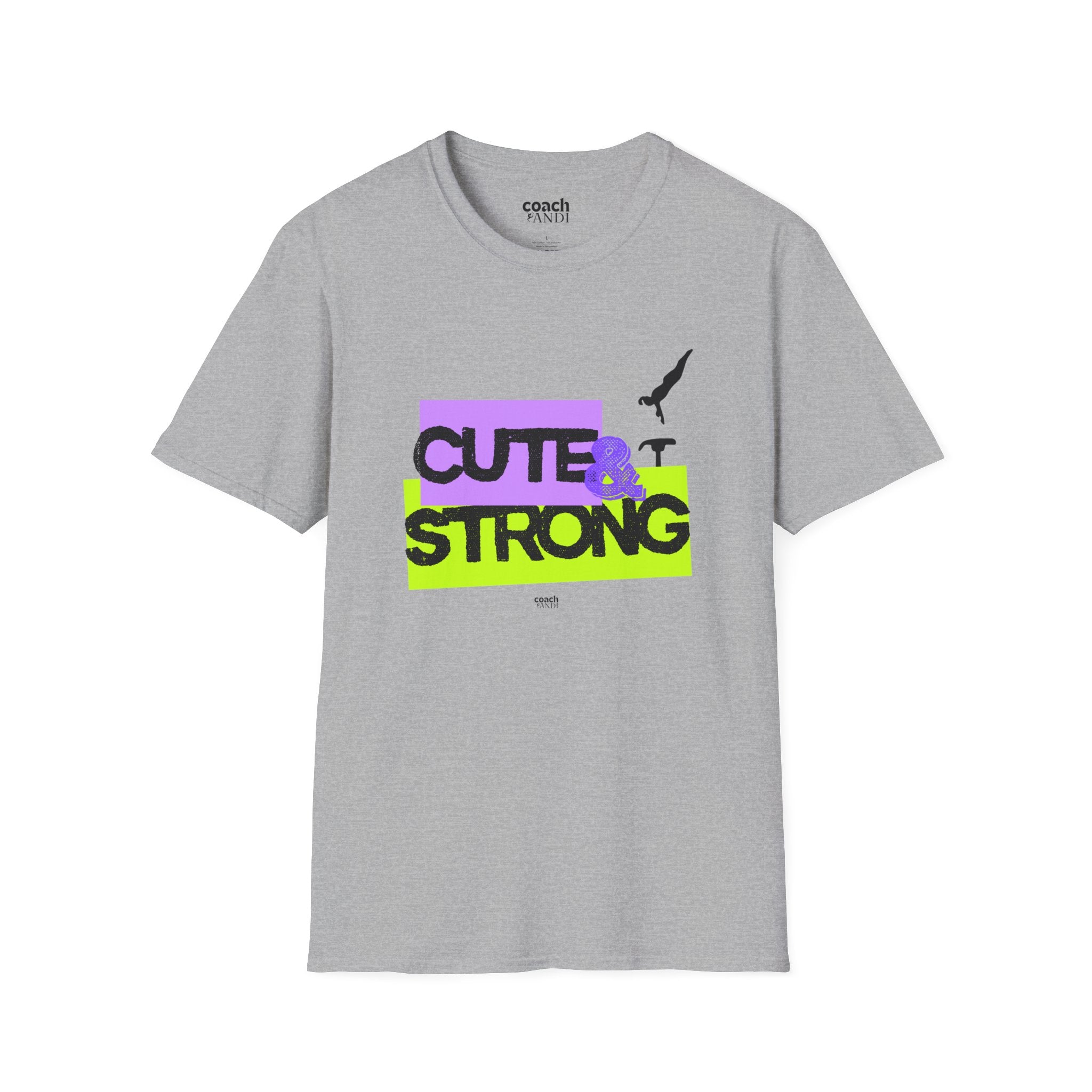 Cut & Strong Tshirt - Lavender/Lime (Adult)