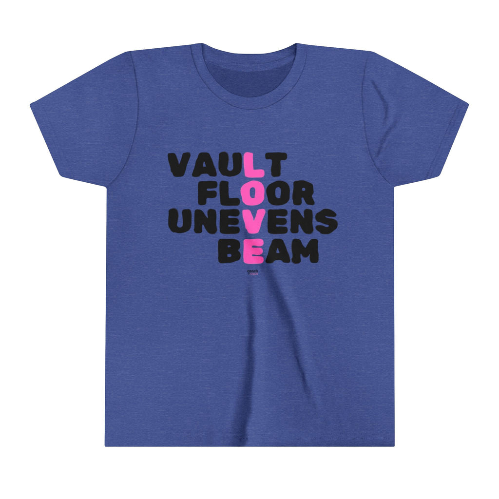 Born to be a Gymnast (Youth Short Sleeve Tee)
