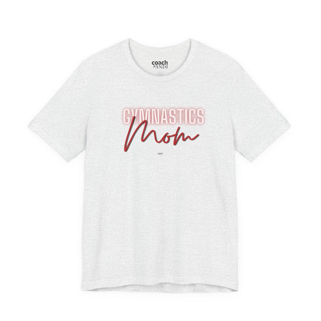 Glow Gym Mom Tshirt - Red (Adult)