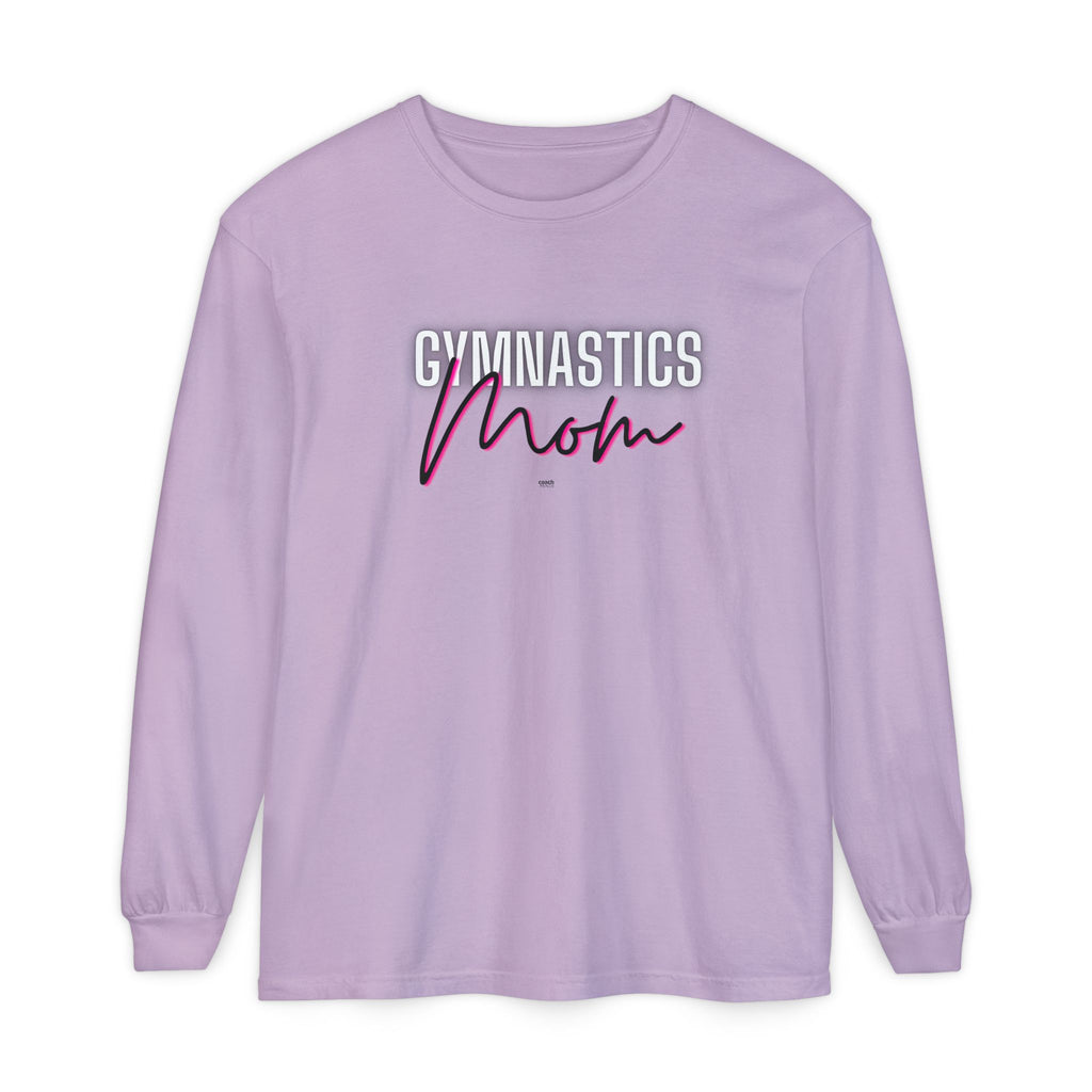 Glow Gym Mom Long Sleeve Shirt - Black/Pink (Adult)