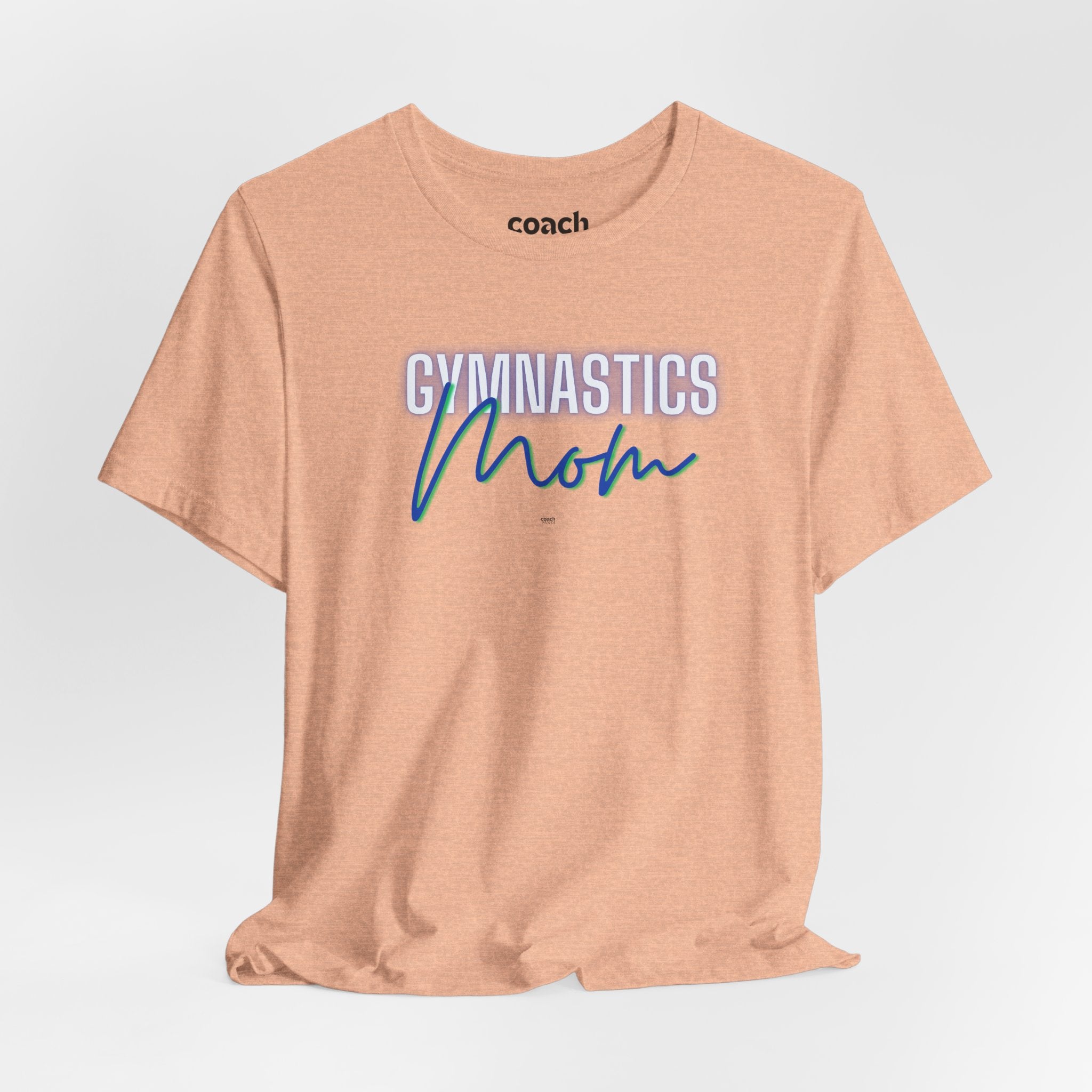 Glow Gym Mom Tshirt - Blue/Green (Adult)