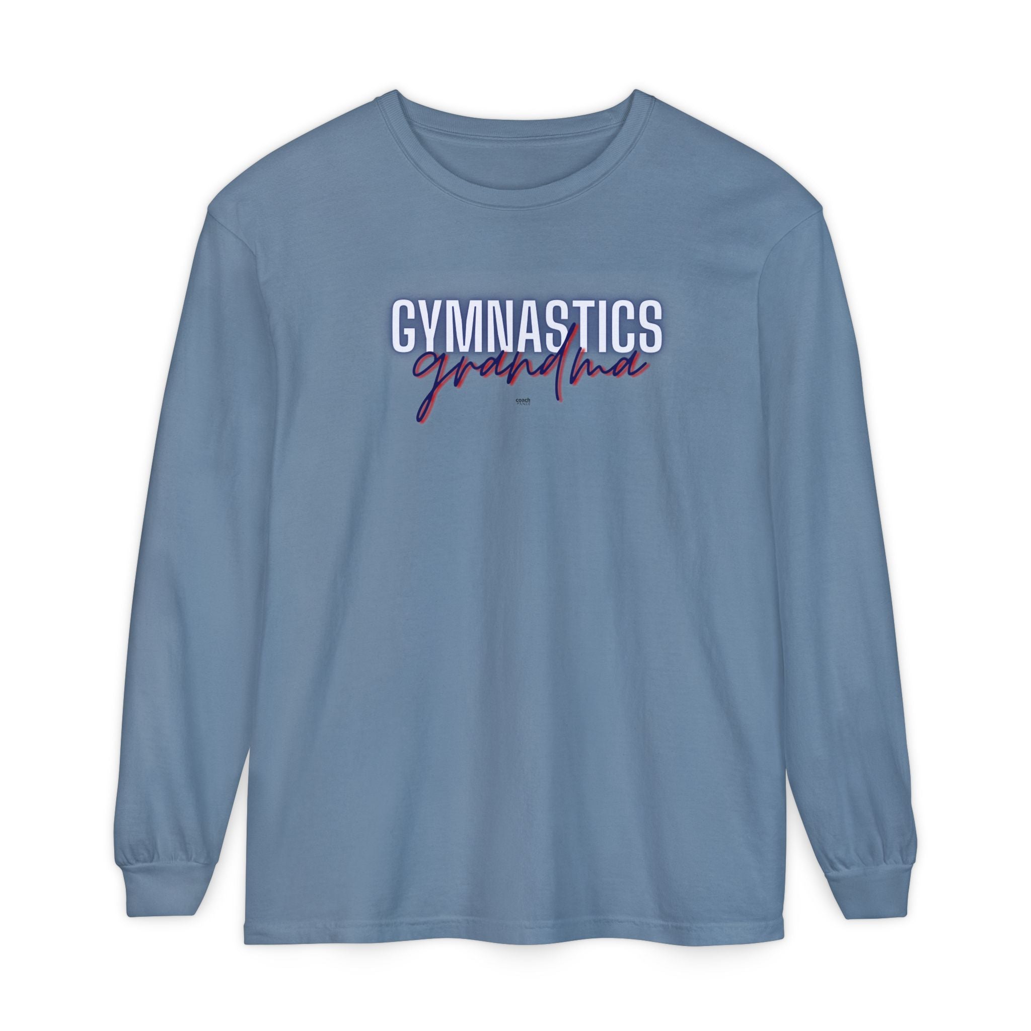 Glow Gym Gma Long Sleeve Shirt - Blue/Red (Adult)