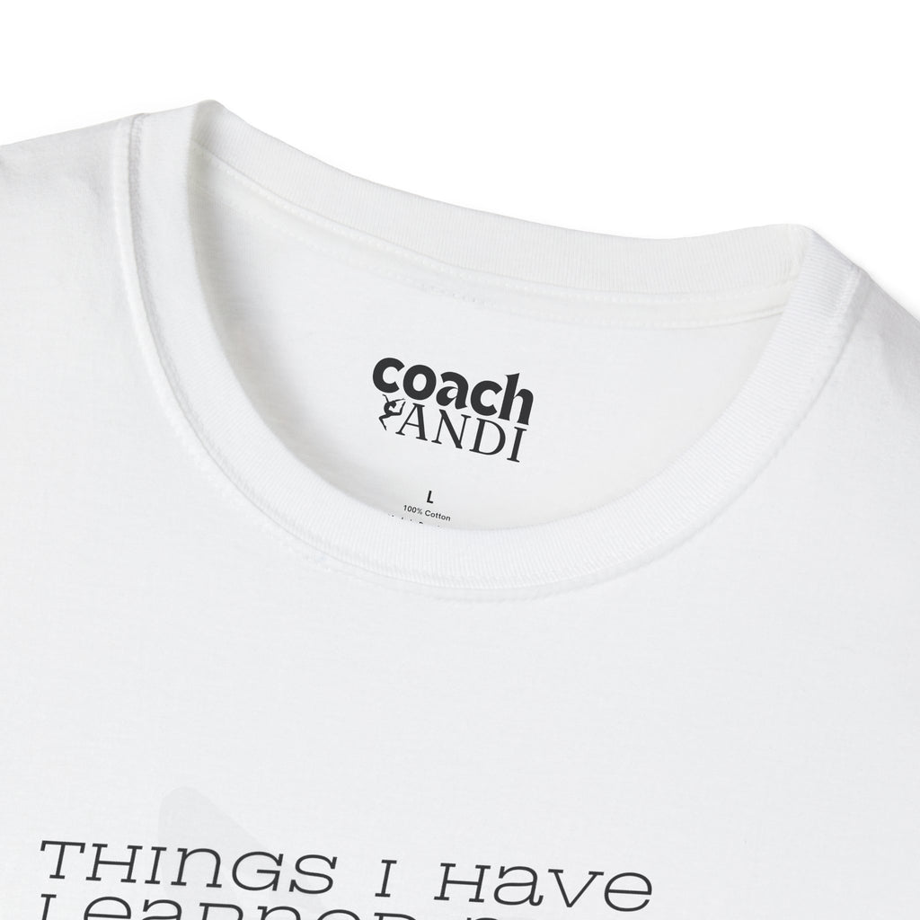 Things I Learned as a Gymnast Tshirt - Blue (Adult)
