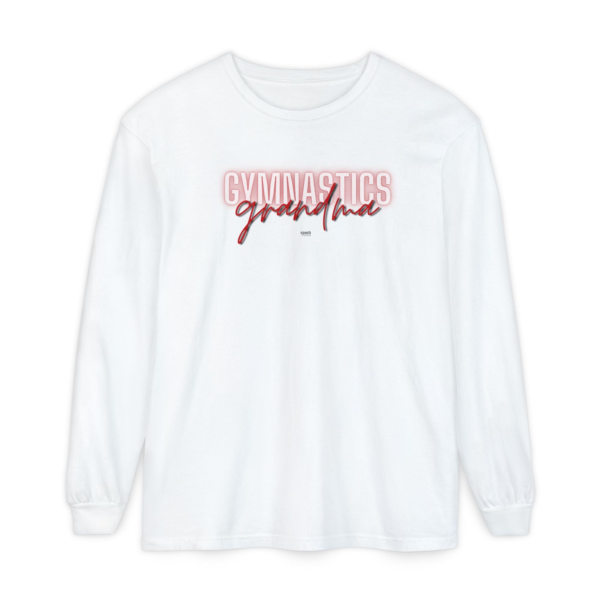 Glow Gym Gma Long Sleeve Shirt - Red (Adult)