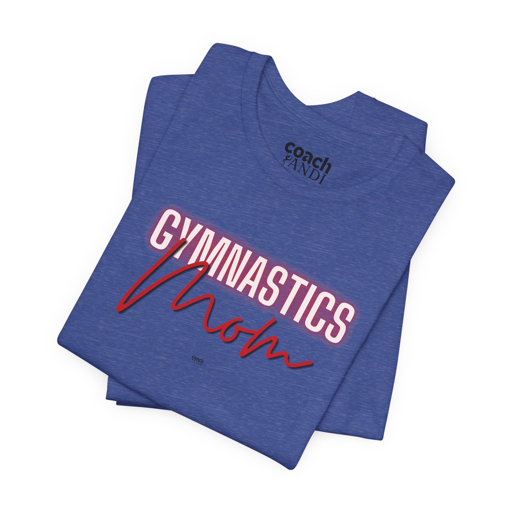 Glow Gym Mom Tshirt - Red (Adult)