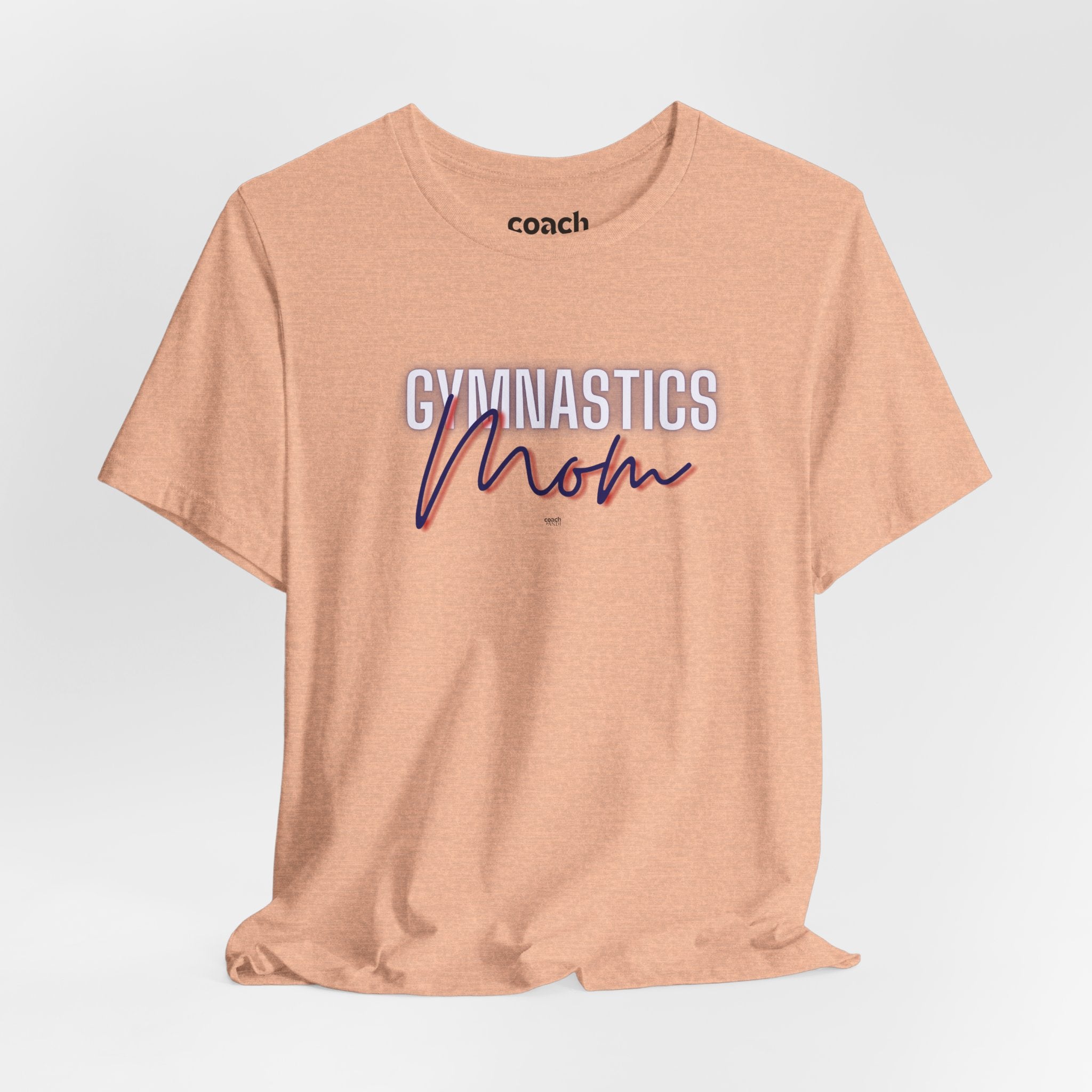 Glow Gym Mom Tshirt - Blue/Red (Adult)