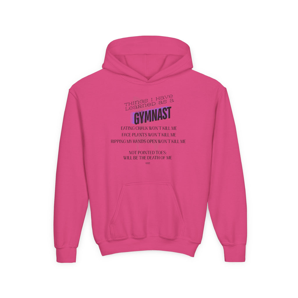 Things I Learned as a Gymnast Hoodie - Blue (Youth)
