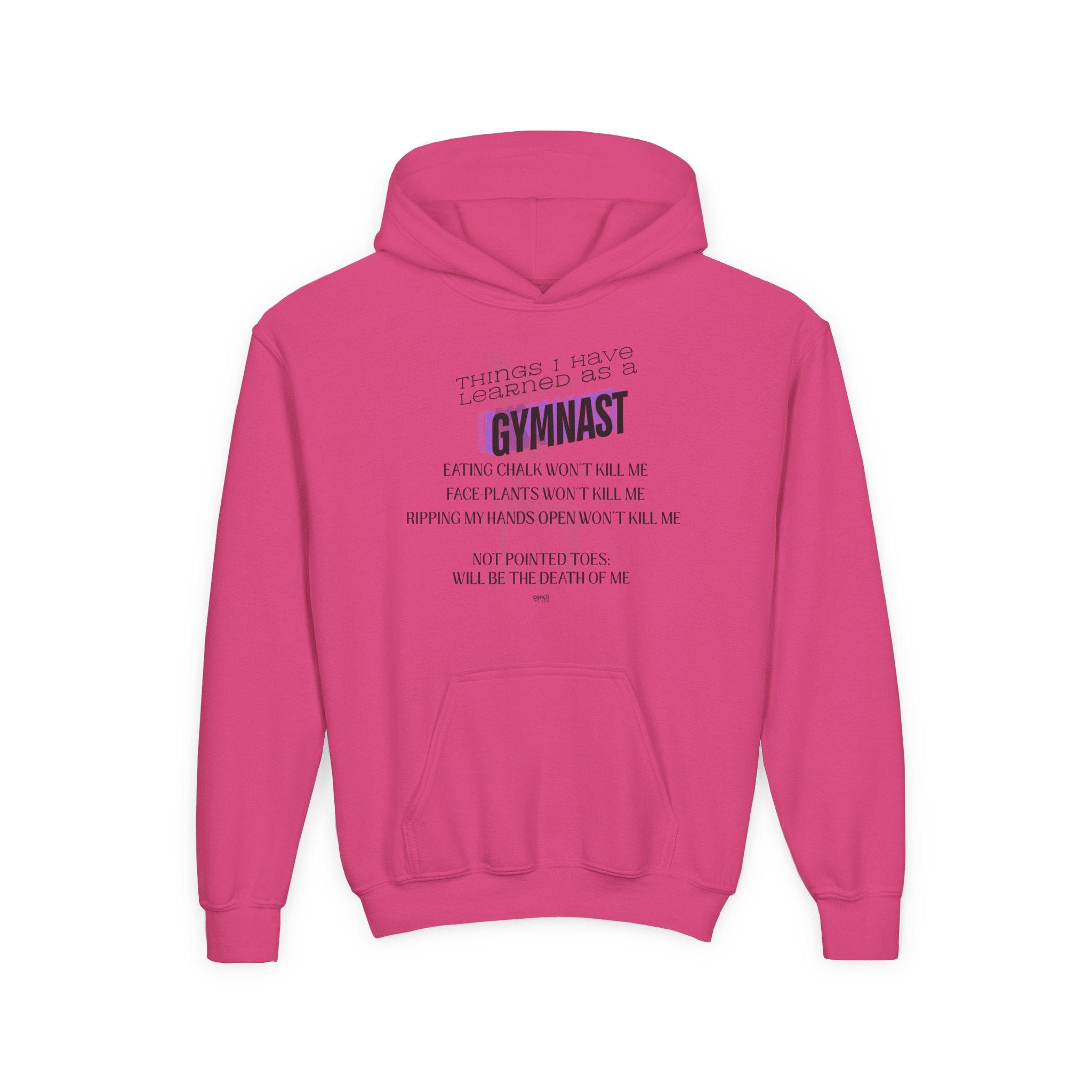 Things I Learned as a Gymnast Hoodie - Blue (Youth)