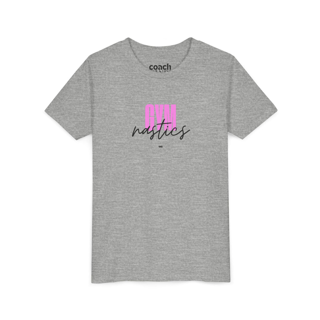 Gym-nastics Short Sleeve Tee - Pink (Youth)