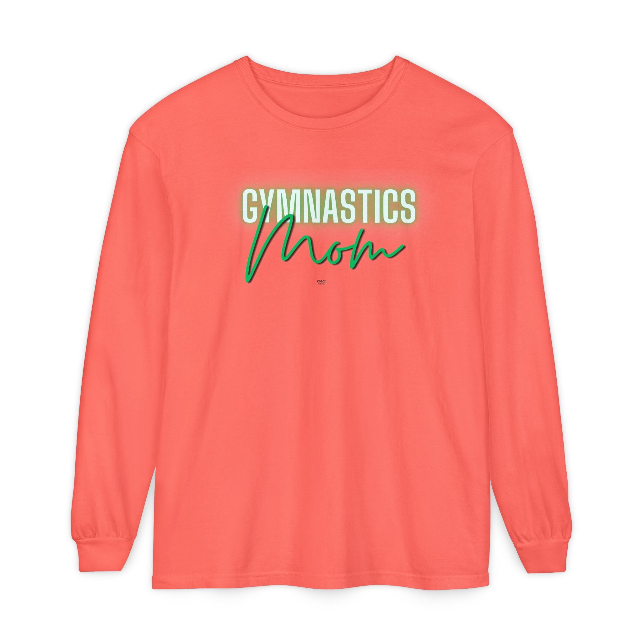 Glow Gym Mom Long Sleeve Shirt - Green (Adult)