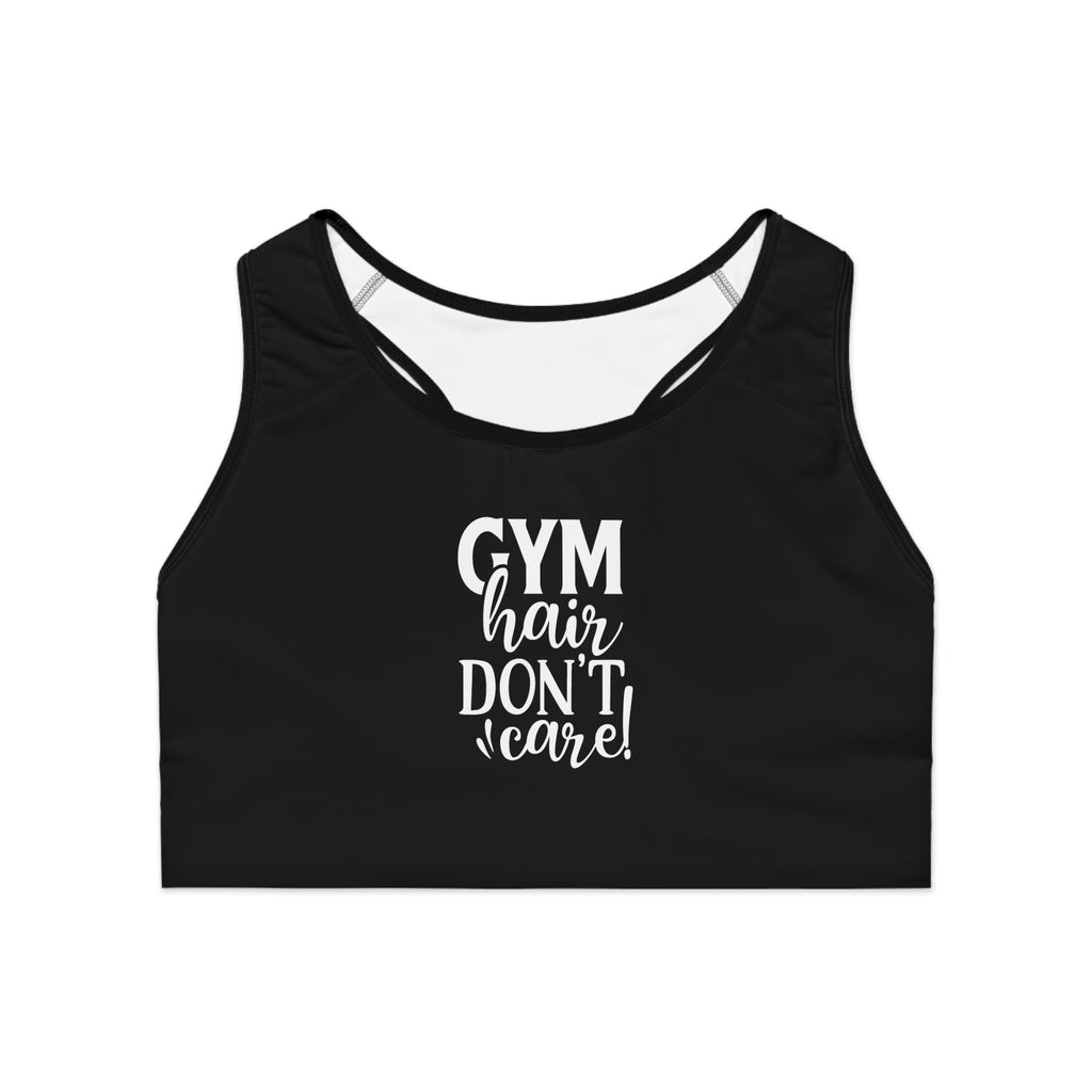 Gym Hair Don't Care (Sports Bra (AOP)