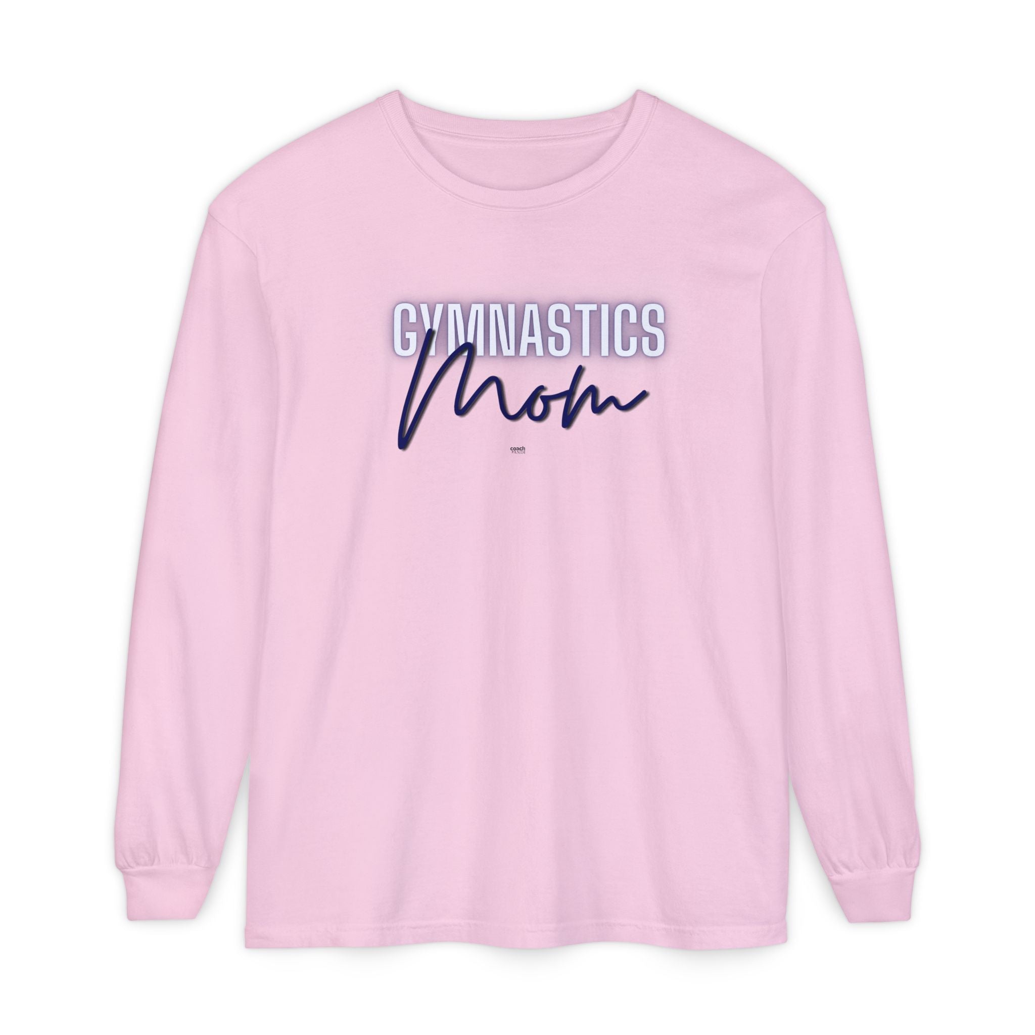 Glow Gym Mom Long Sleeve Shirt - Blue (Adult)