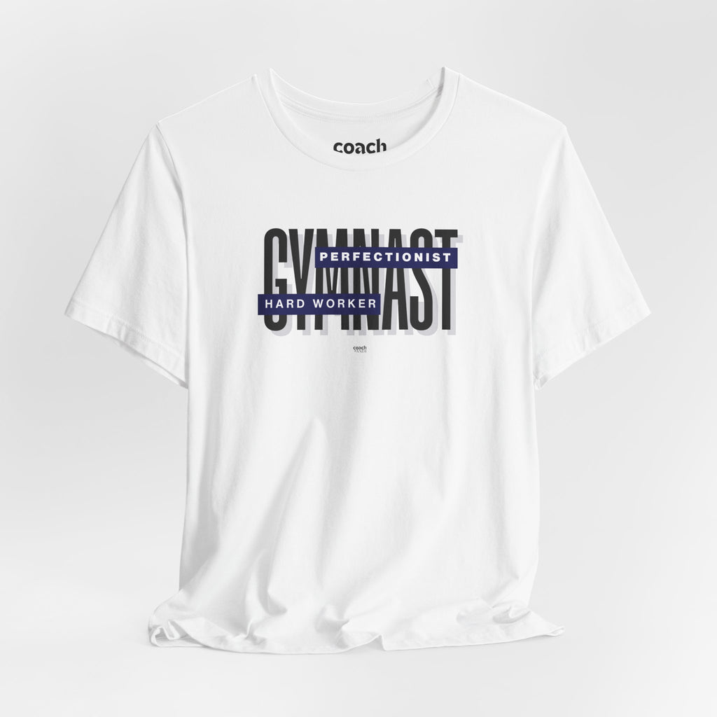 Gymnast Hard Worker Tshirt - Blue (Adult)