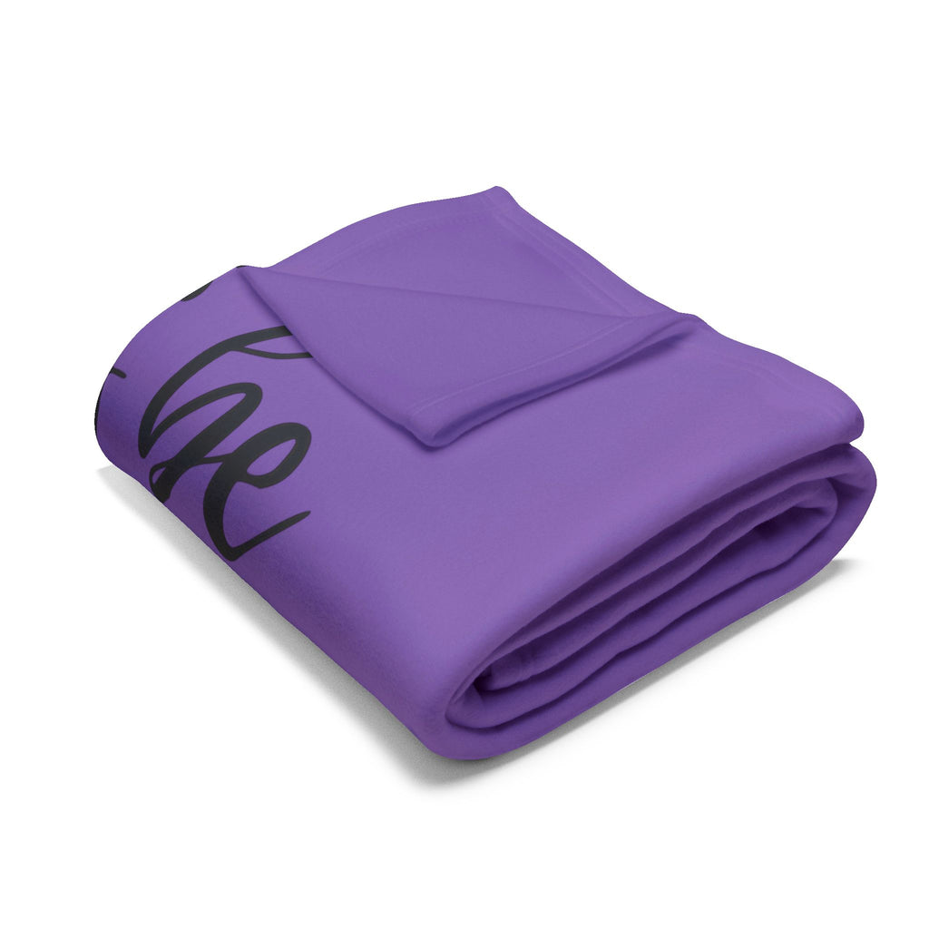 Always Be A Gymnast-Purple (Arctic Fleece Blanket)