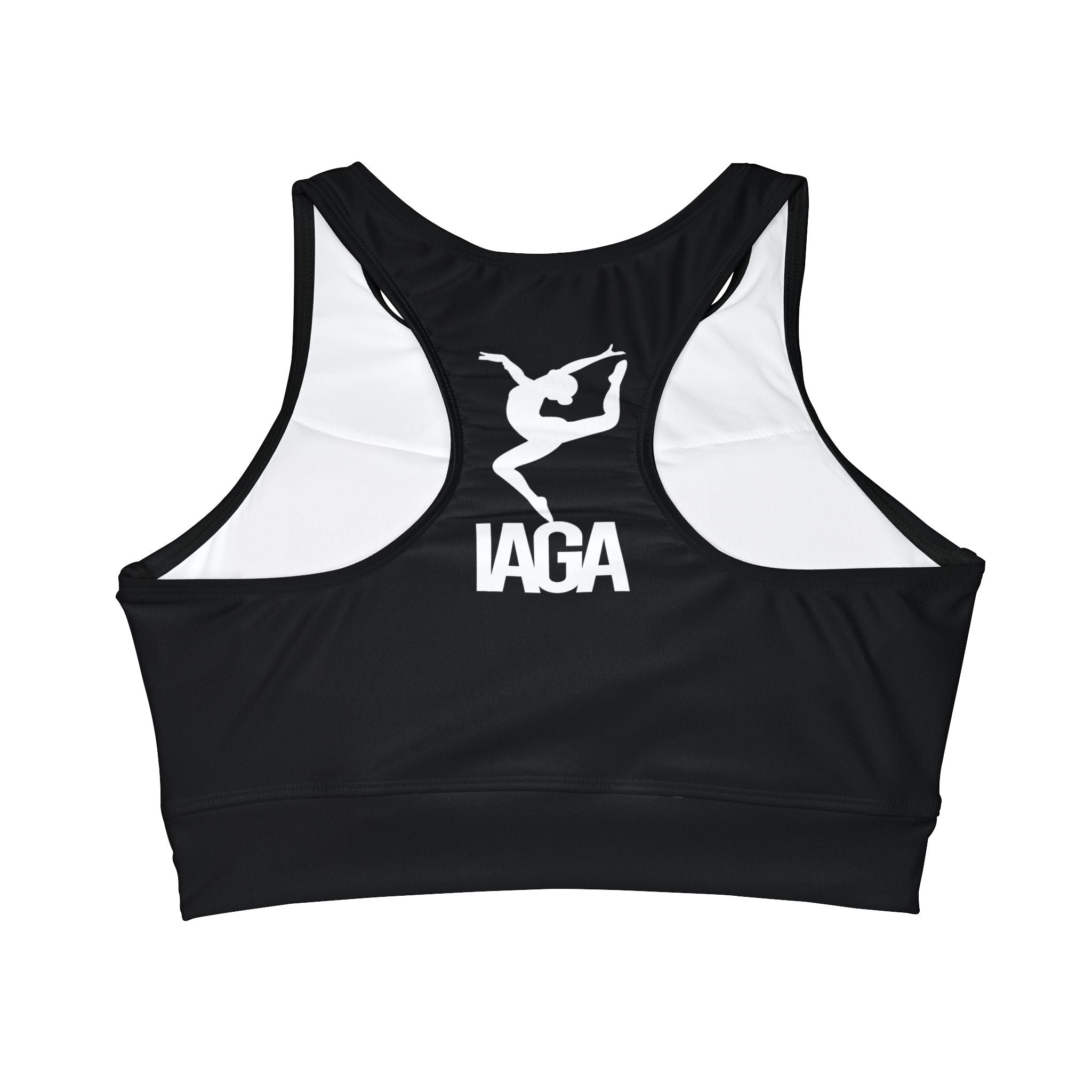 Team IAGA (Adult Size High Neck Crop Bikini Top (AOP)