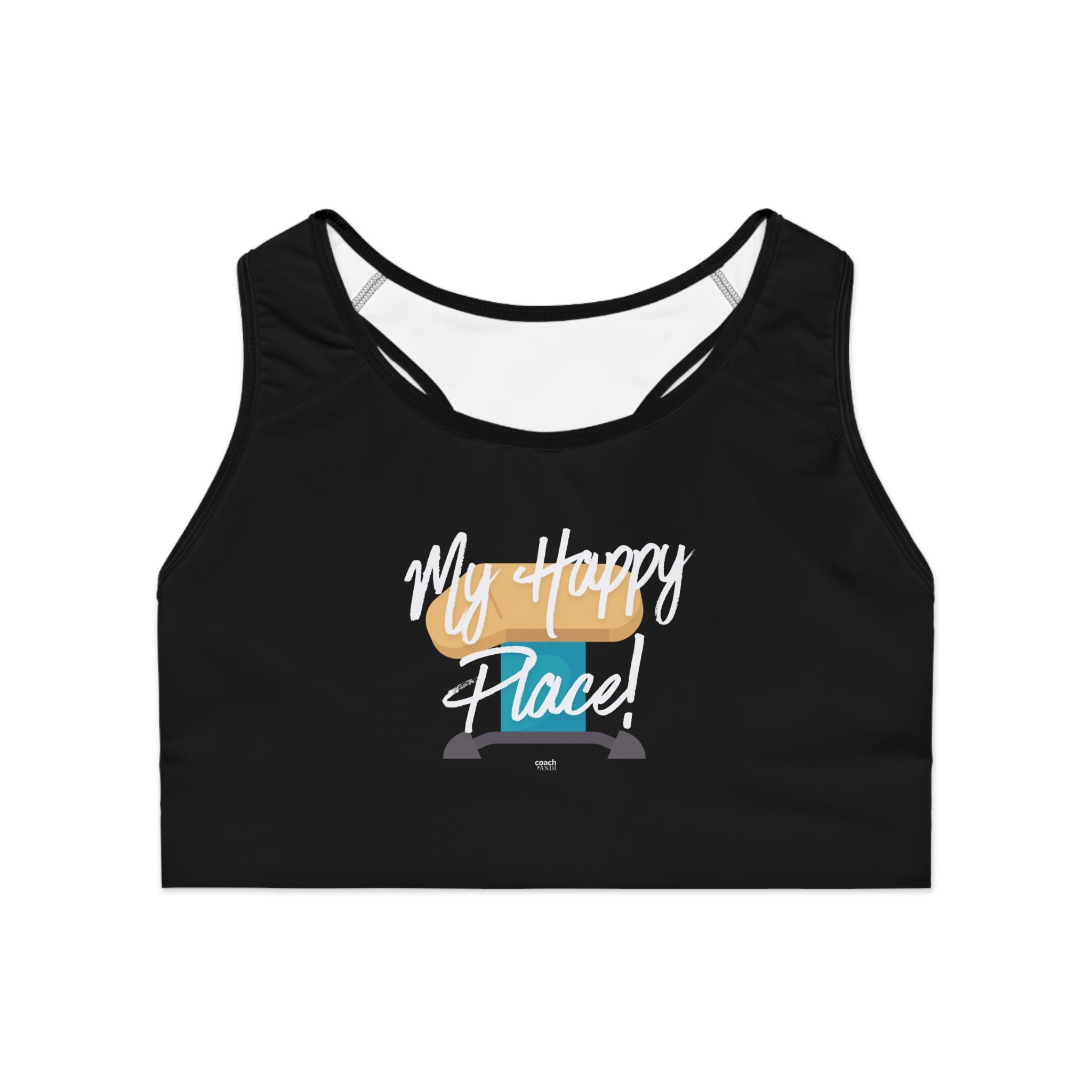 My Happy Place Vault Sports Bra