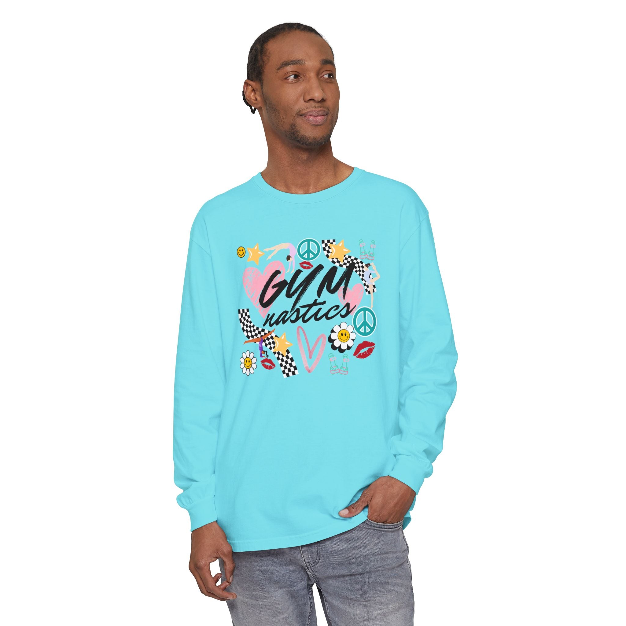 90s Graphic Long Sleeve Shirt - (Adult )