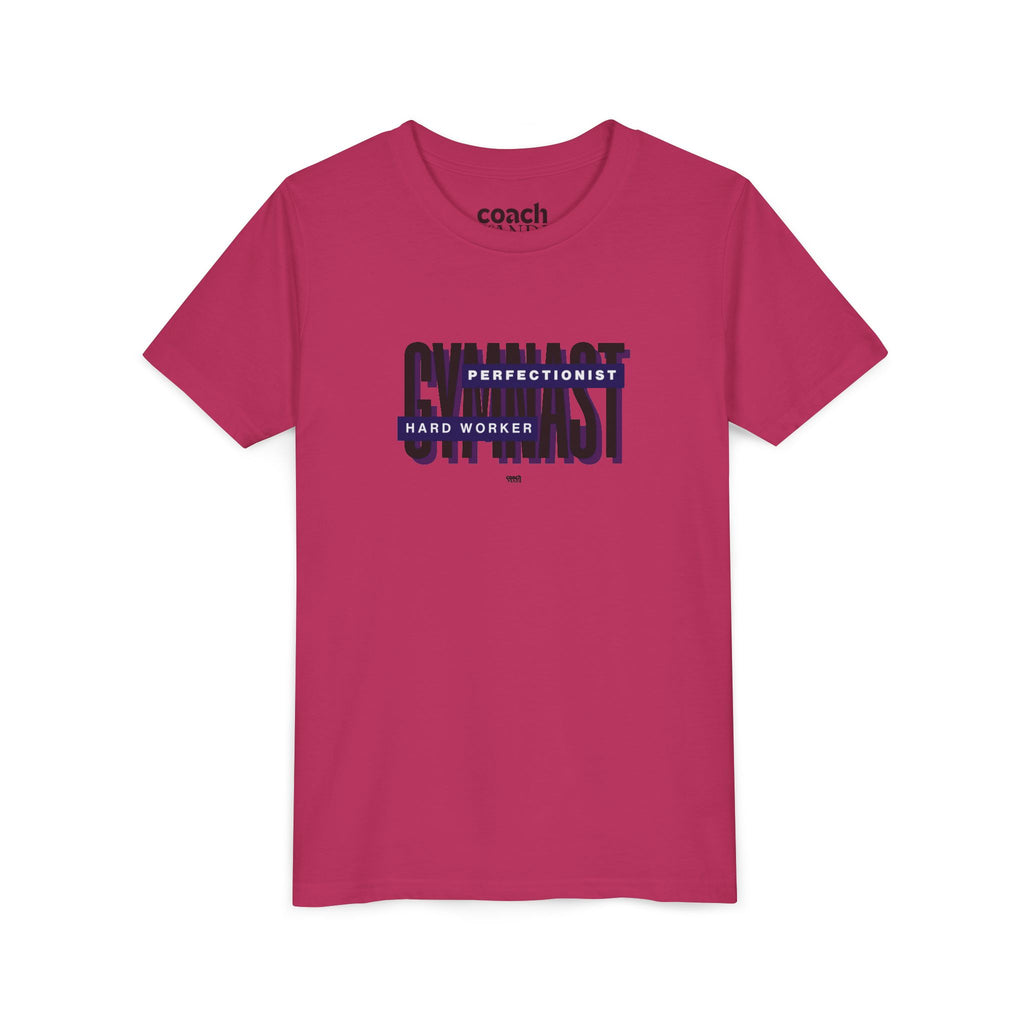 Gymnast Hard Worker Tshirt - Navy (Youth)