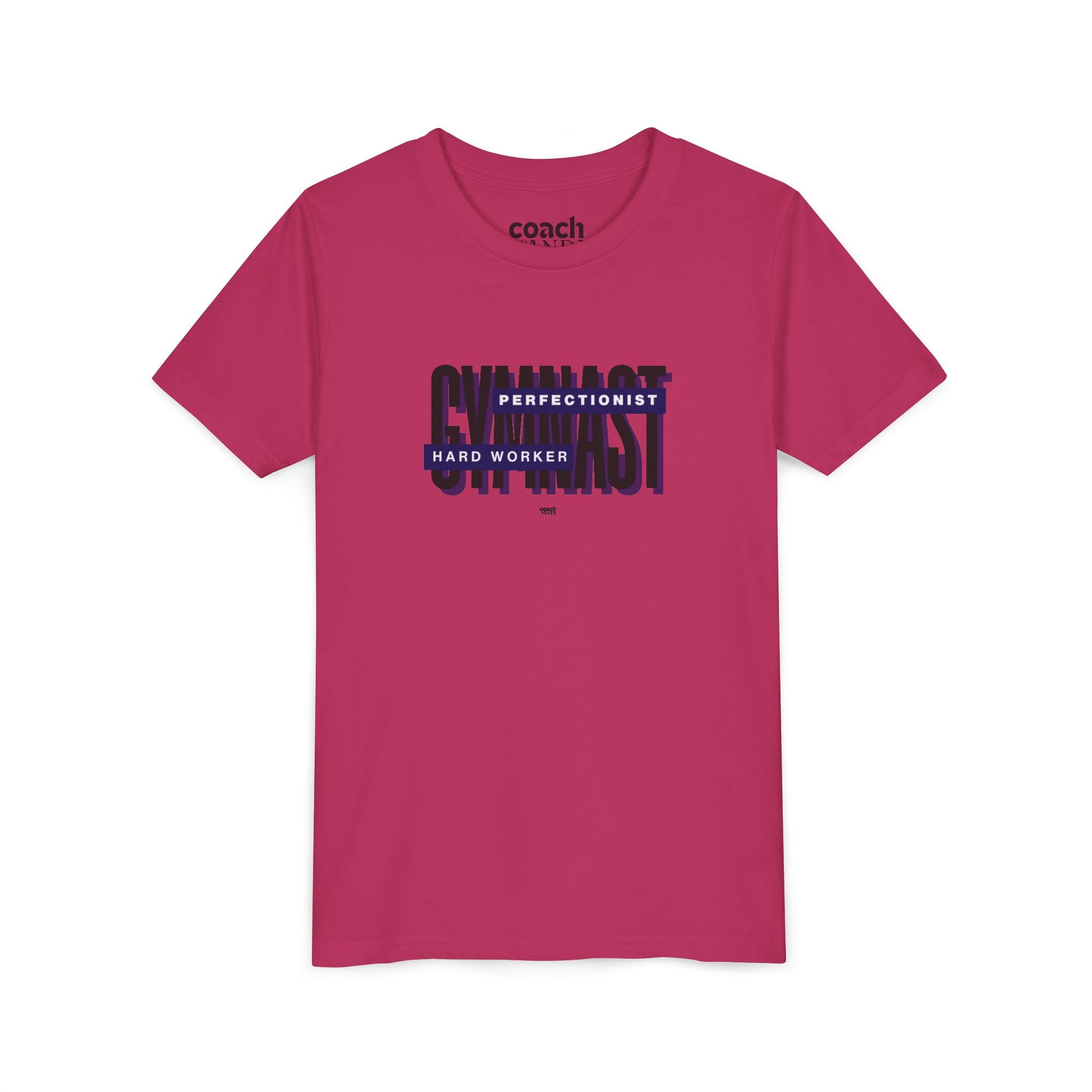 Gymnast Hard Worker Tshirt - Navy (Youth)