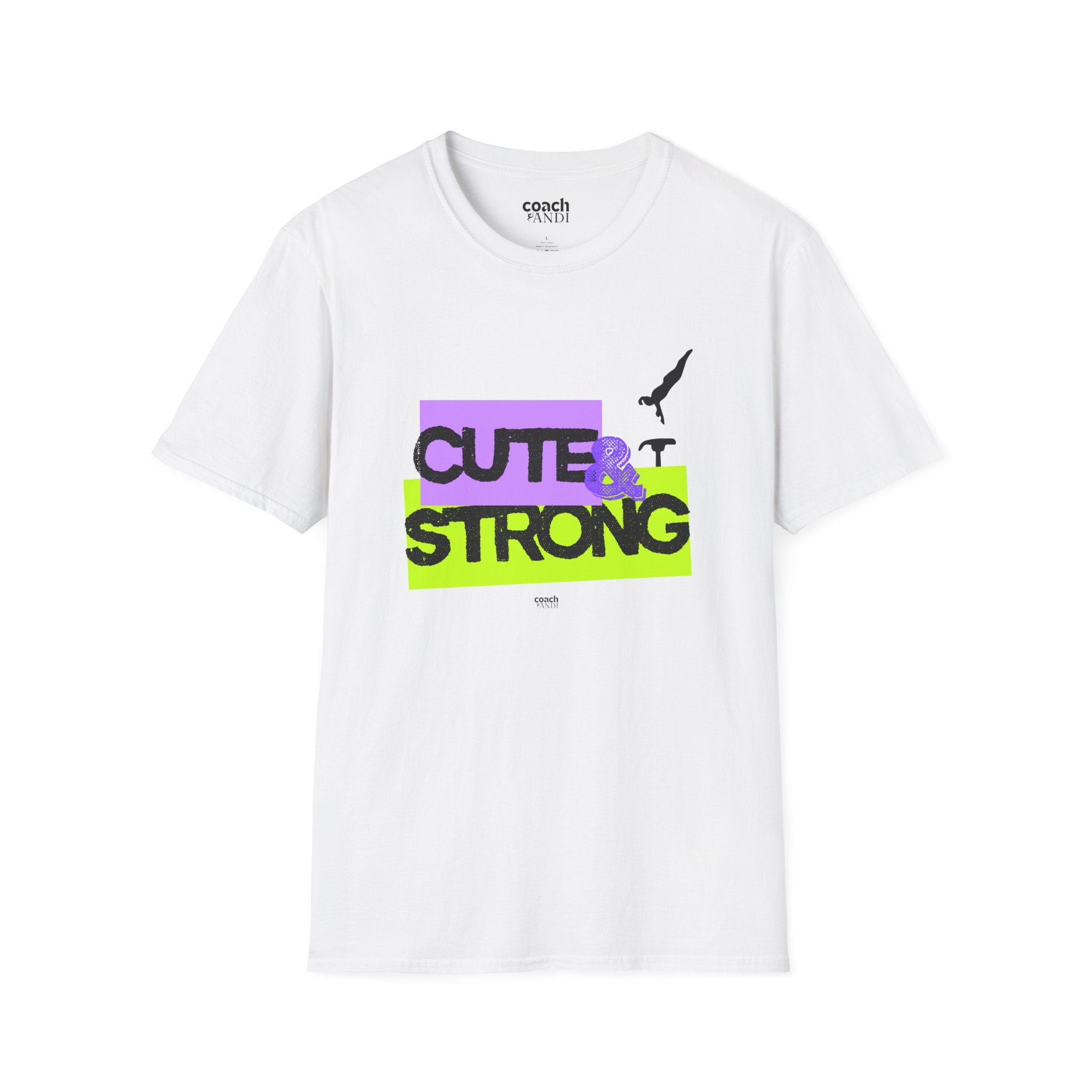 Cut & Strong Tshirt - Lavender/Lime (Adult)