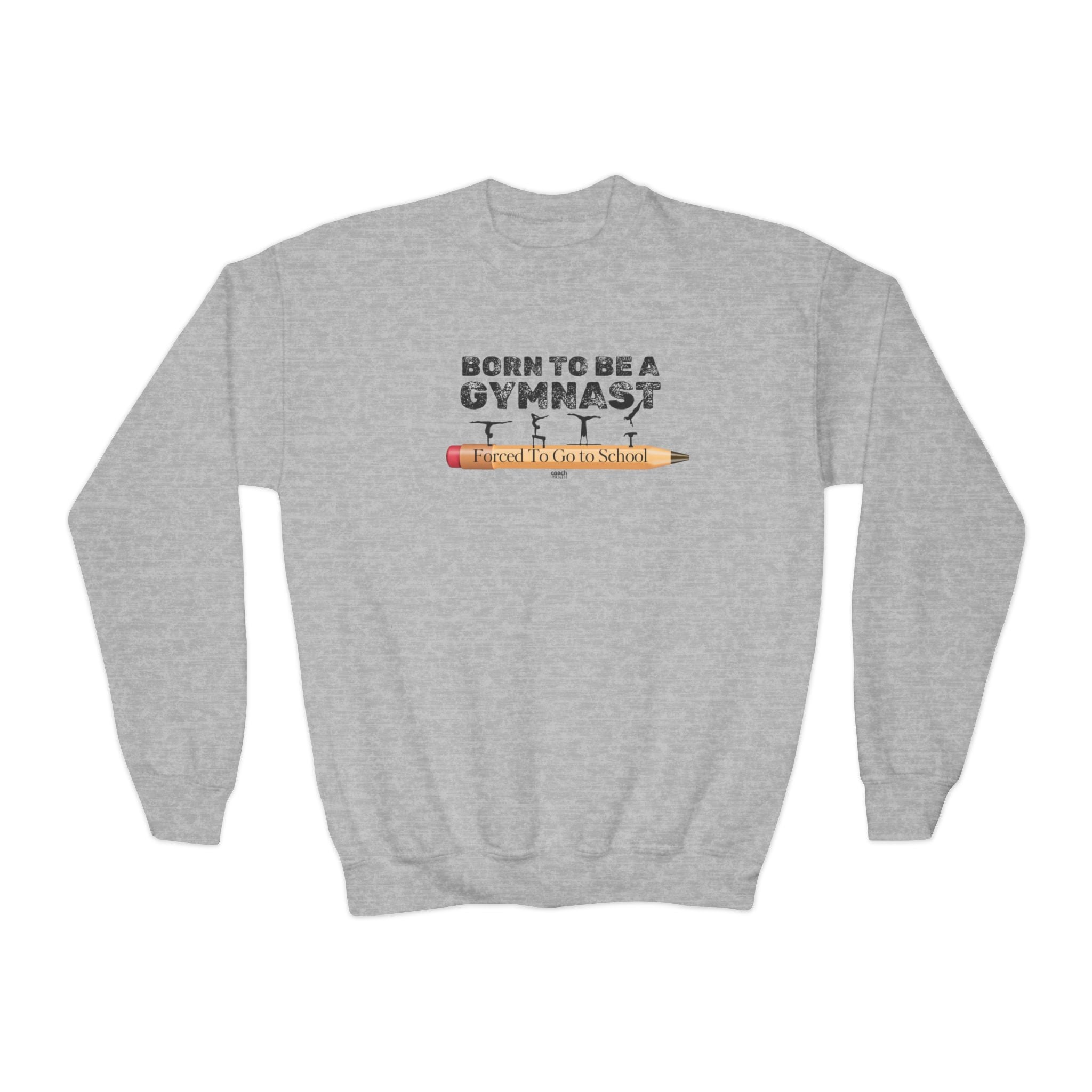 Born a Gymnast (Youth Crewneck Sweatshirt)