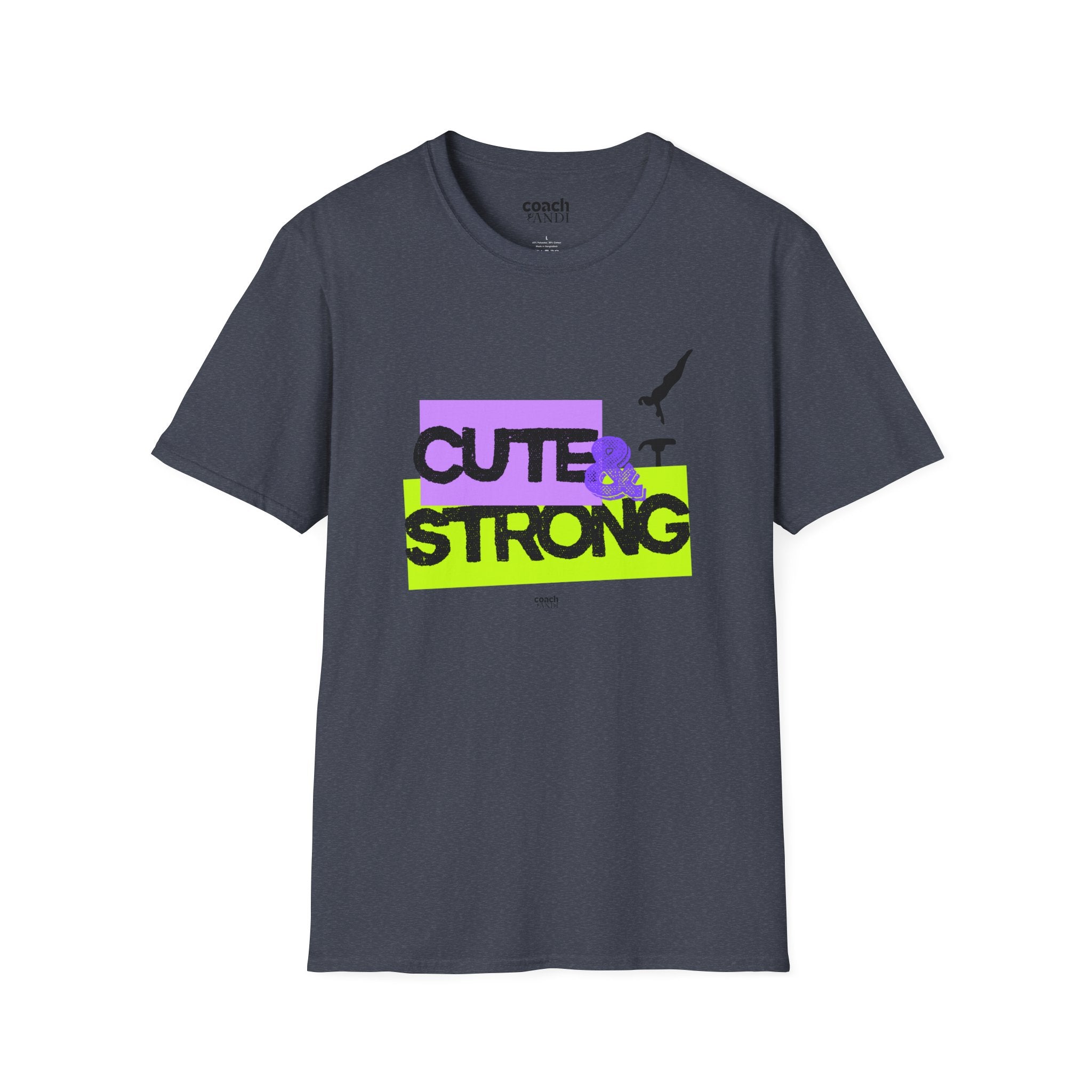Cut & Strong Tshirt - Lavender/Lime (Adult)