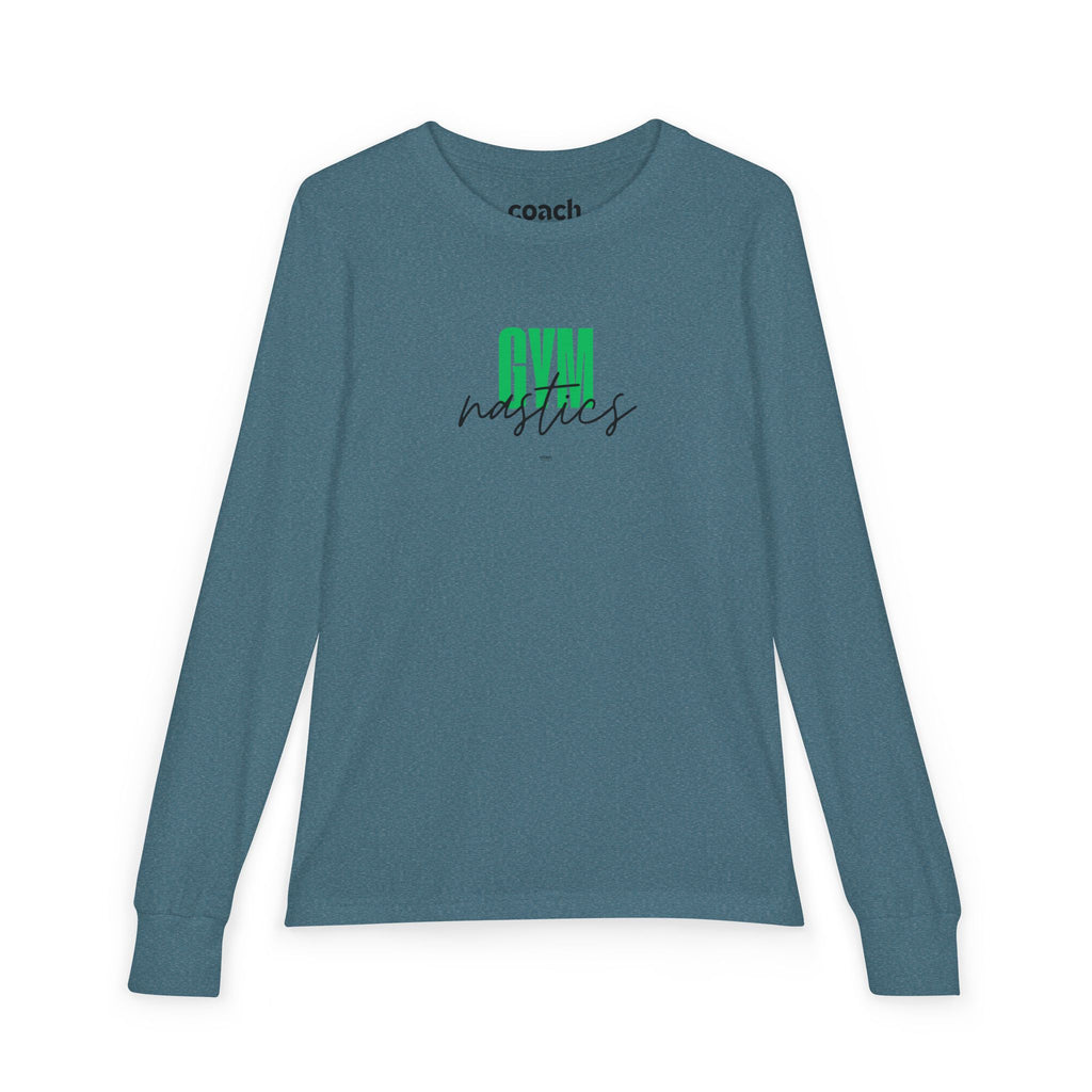 GYMnastics Long Sleeve Shirt - Green (Youth)