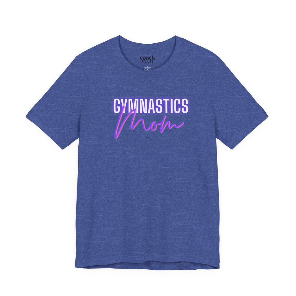 Glow Gym Mom Tshirt - Purple/Pink (Adult)