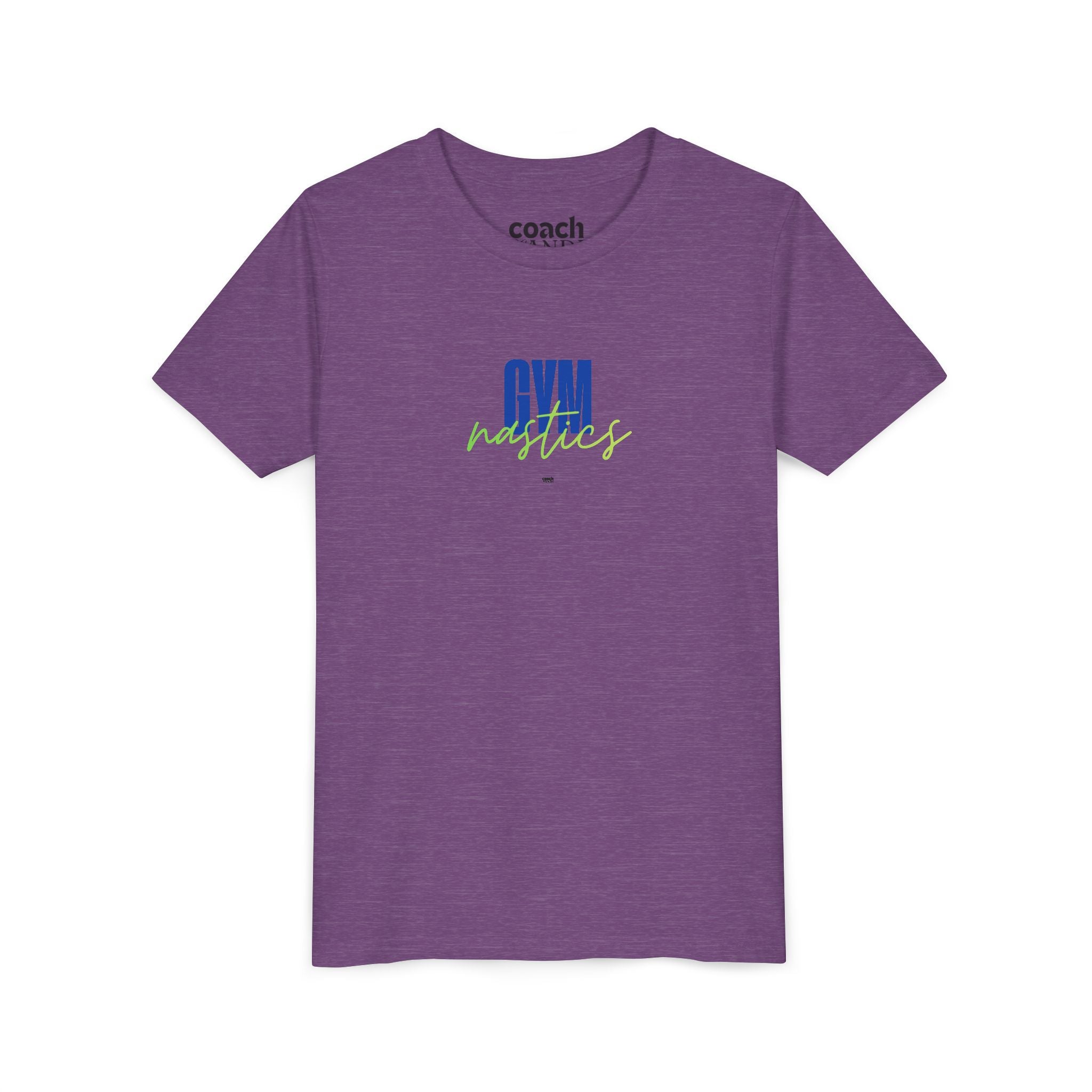 GYMnastics Short Sleeve Tee - Blue/Lime (Youth)