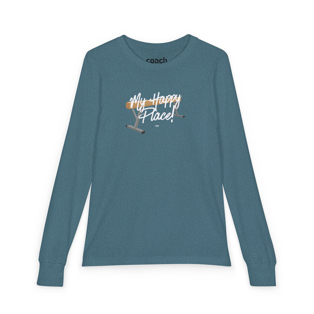 My Happy Place Beam Long Sleeve Shirt (Youth)