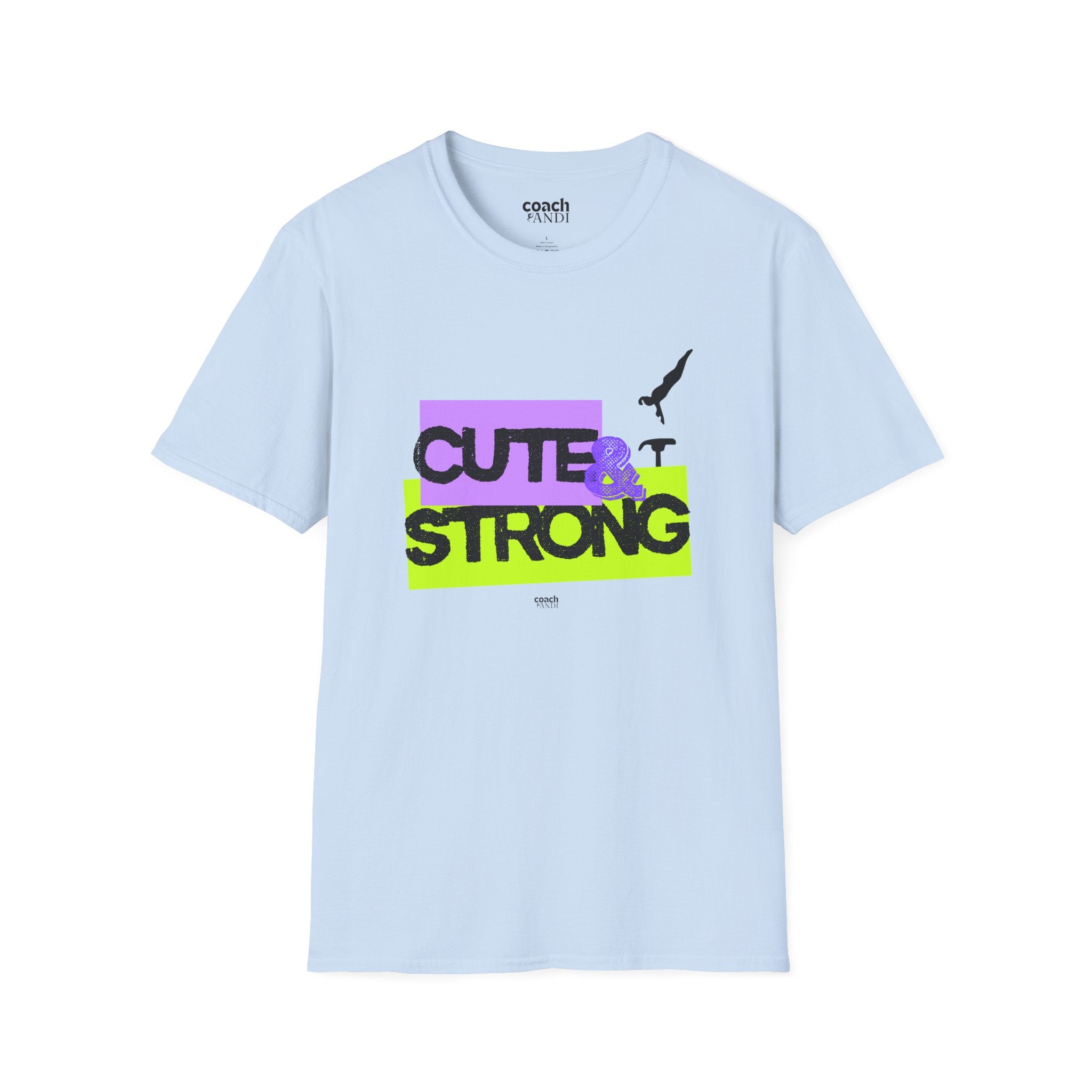 Cut & Strong Tshirt - Lavender/Lime (Adult)