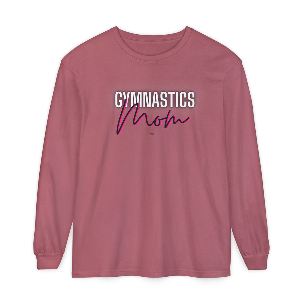 Glow Gym Mom Long Sleeve Shirt - Black/Pink (Adult)