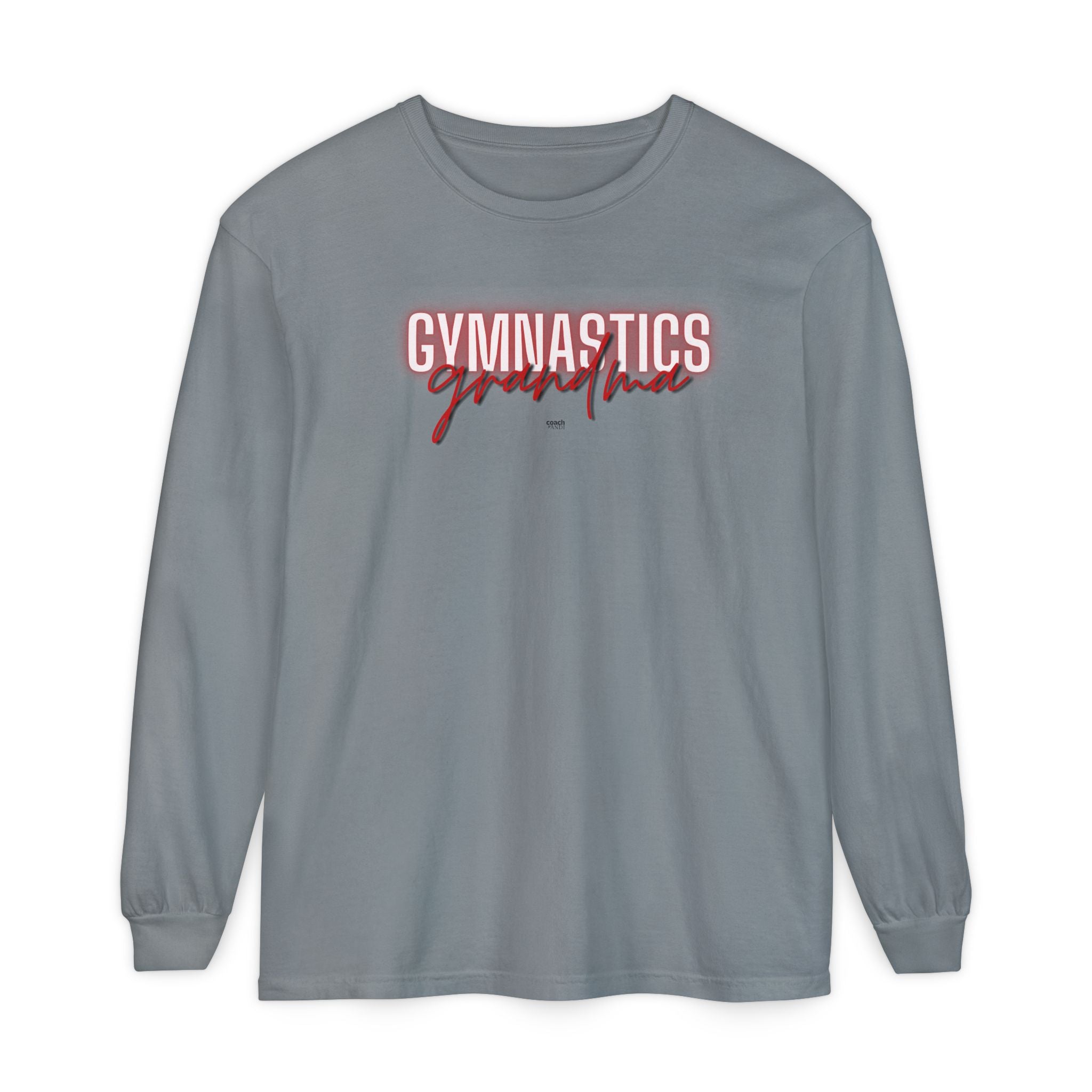 Glow Gym Gma Long Sleeve Shirt - Red (Adult)